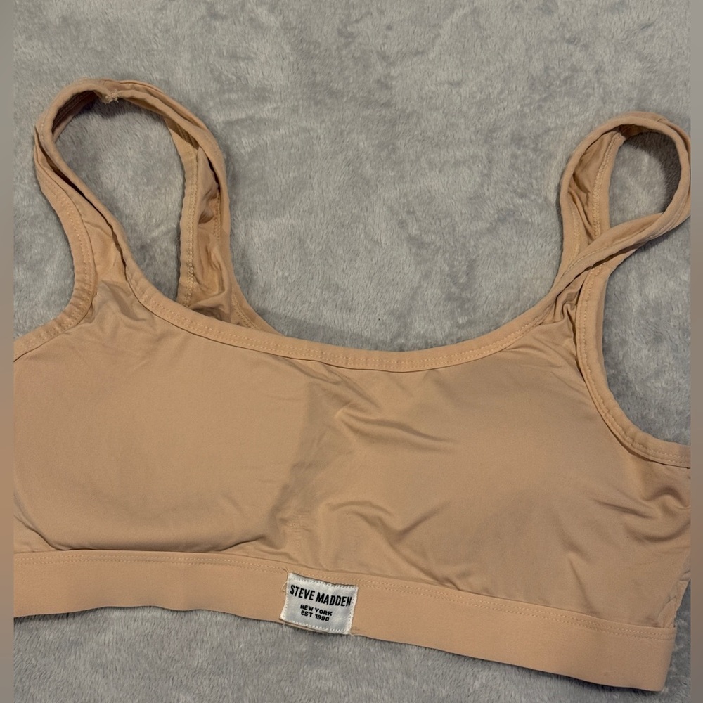 Bundle Steve Madden Pink and Tan super Soft Sports Bras size XL - Picture 7 of 8